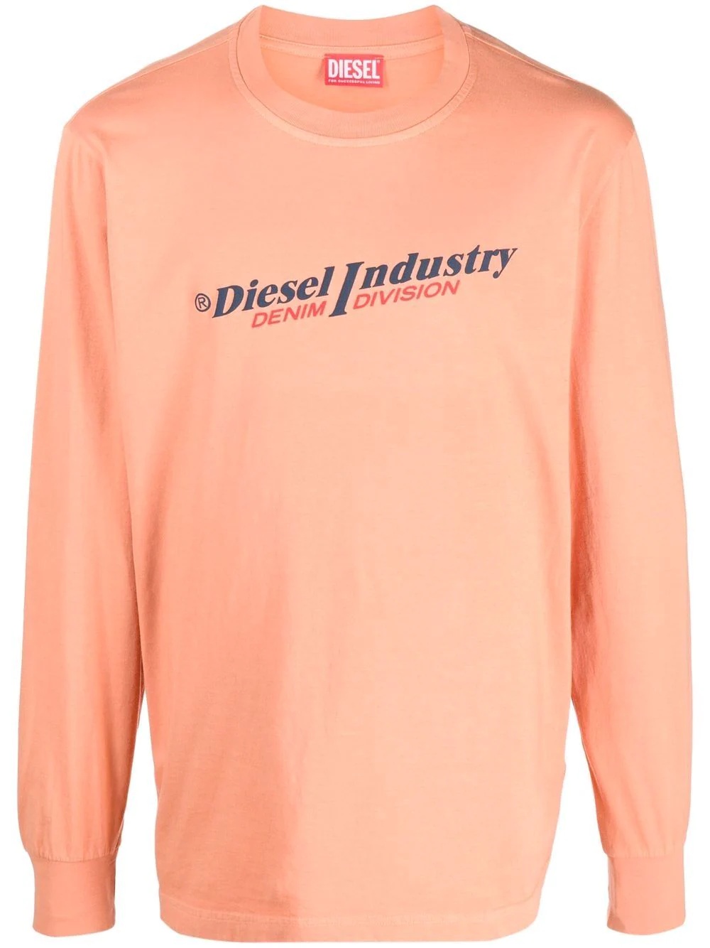 logo-print cotton sweatshirt - 1