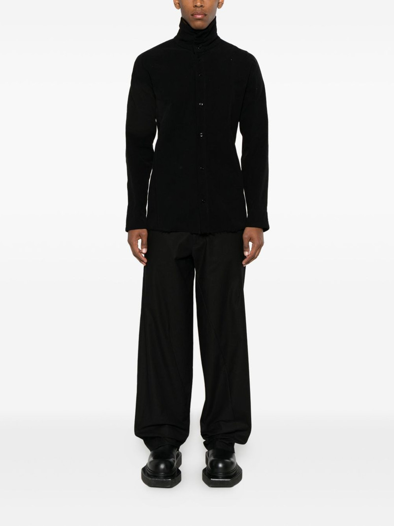 LEON EMANUEL BLANCK frayed-hem shirt outlook
