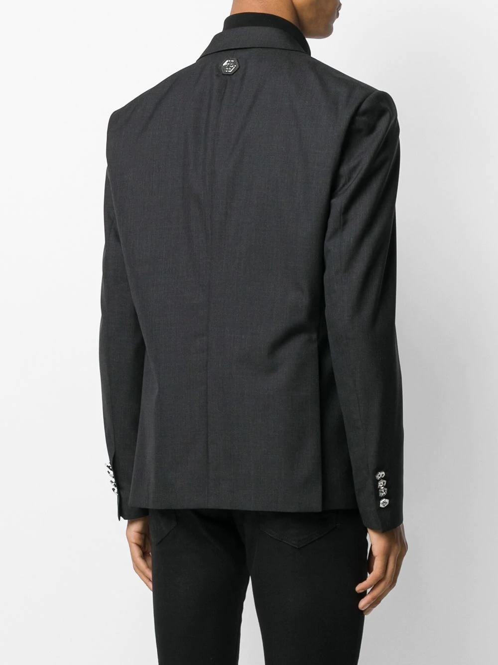 Istitutional single-breasted tailored blazer - 4