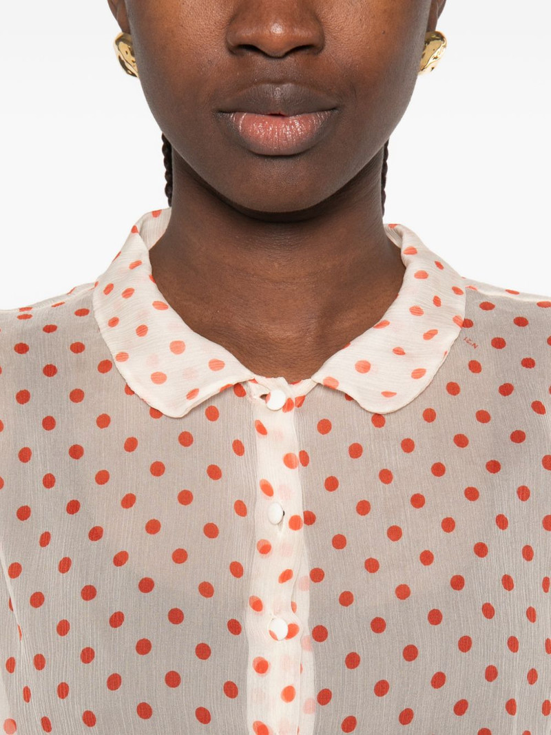 polka-dot sheer top 5
