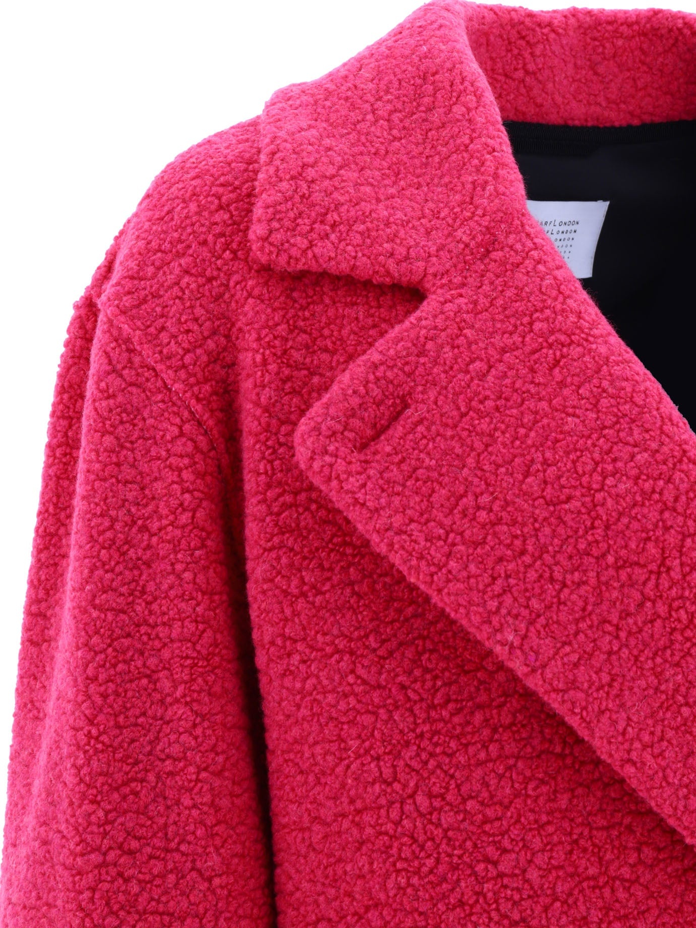 コート Harris Wharf London Boucle coat Fuchsia Harris Wharf London Bouclè Coat Coats Fuchsia | wananluxury