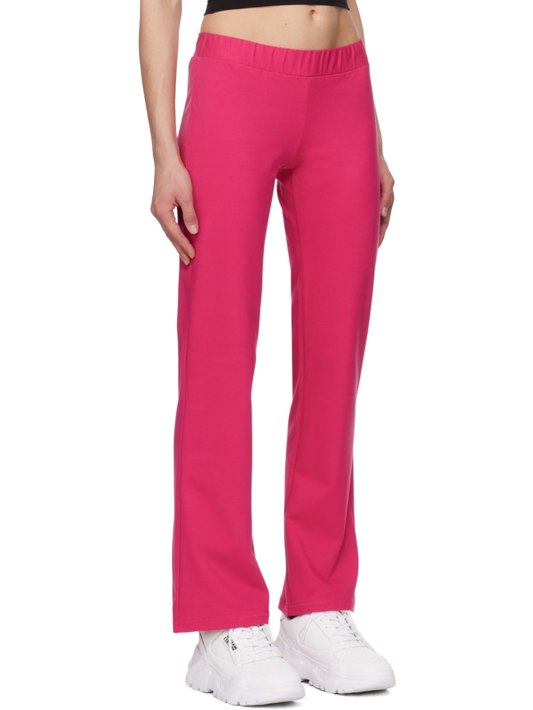 Pink Crystal-Cut Lounge Pants - 2