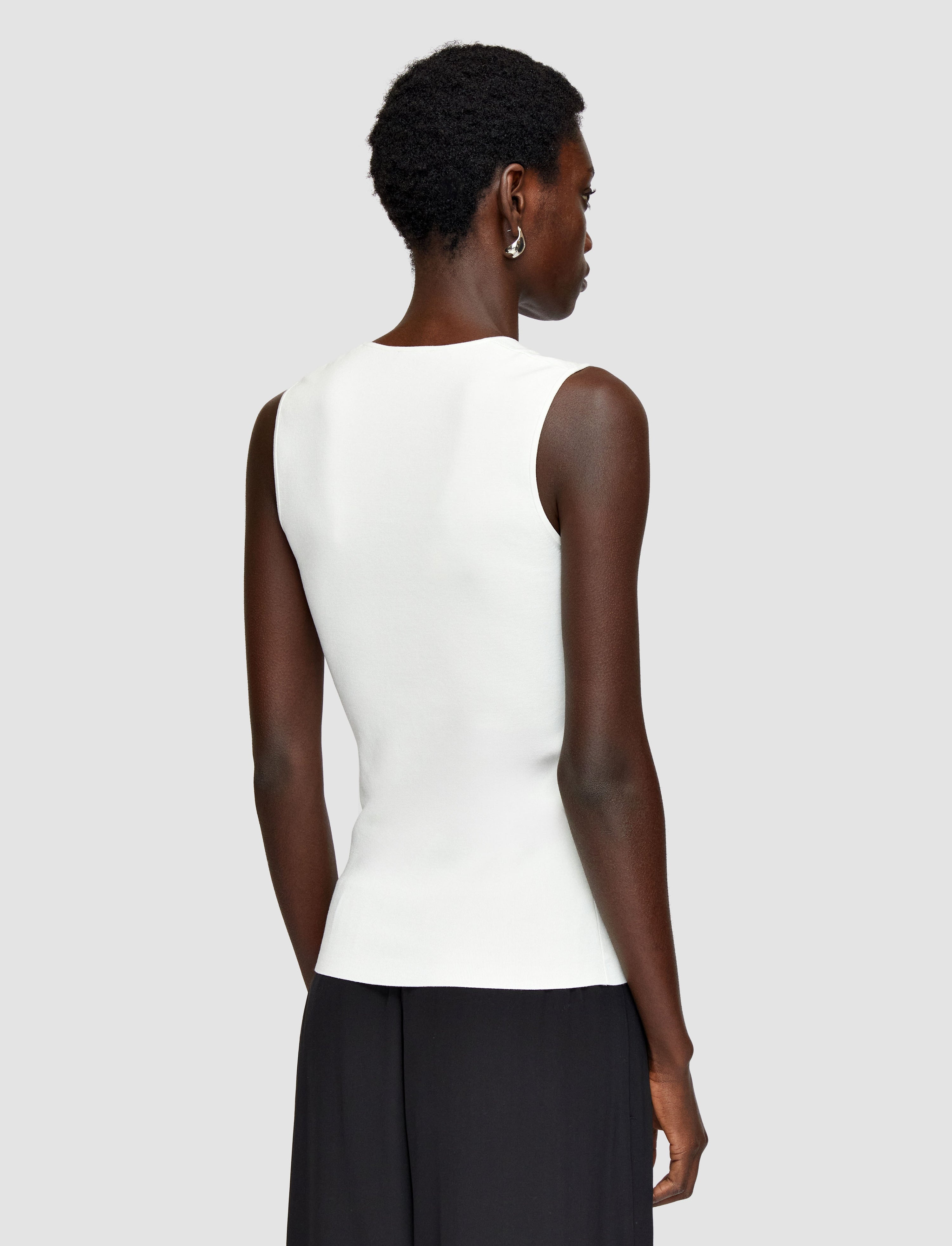 Silk Stretch Tank Top - 4