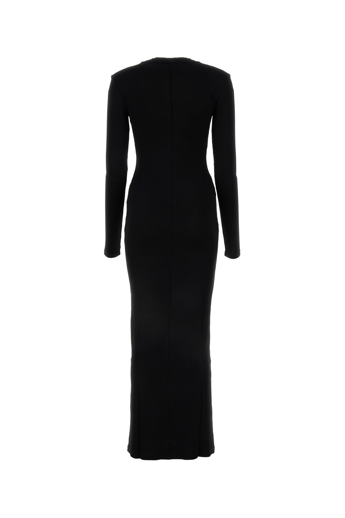 Black stretch viscose dress - 2