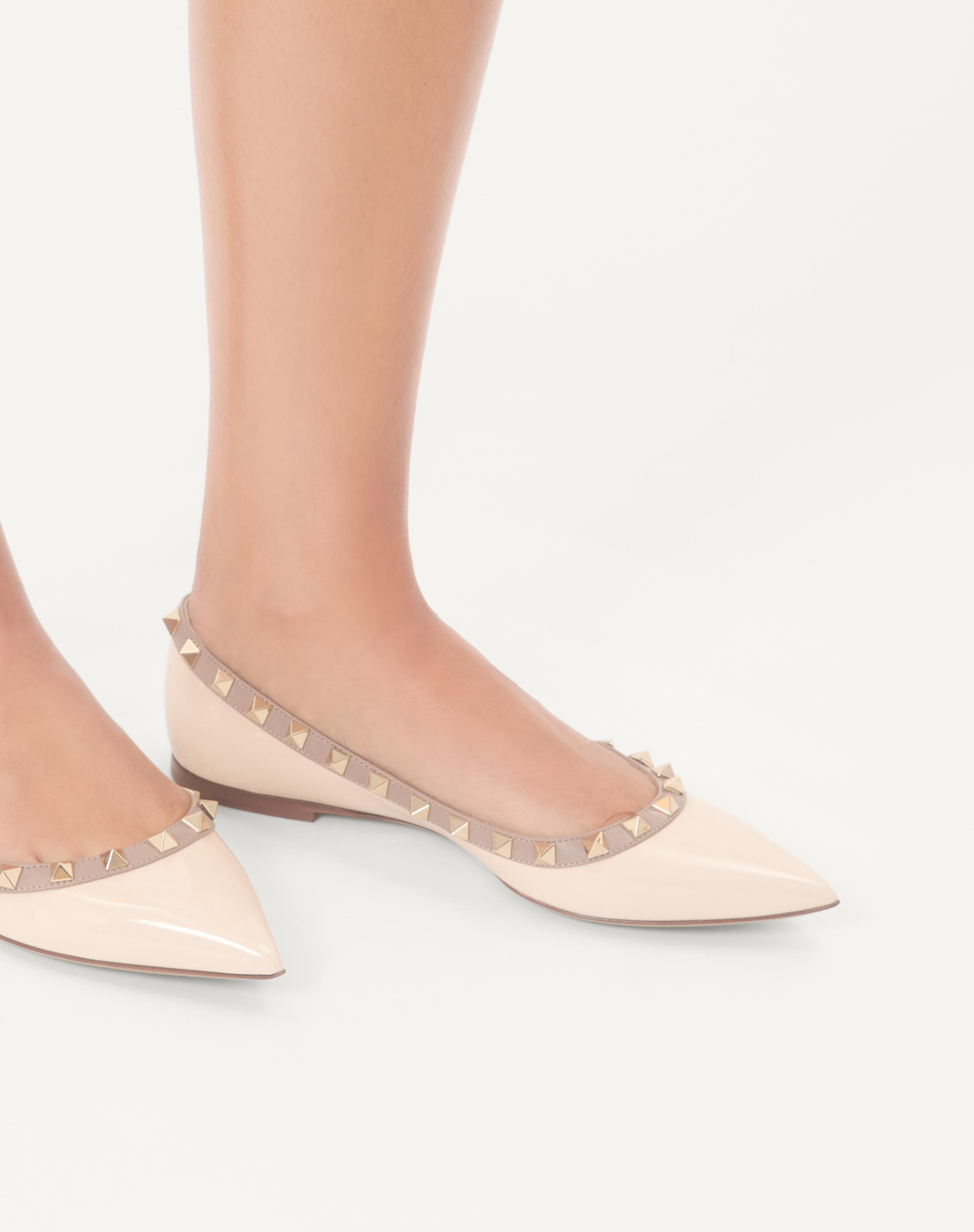 PATENT ROCKSTUD BALLET FLAT - 2