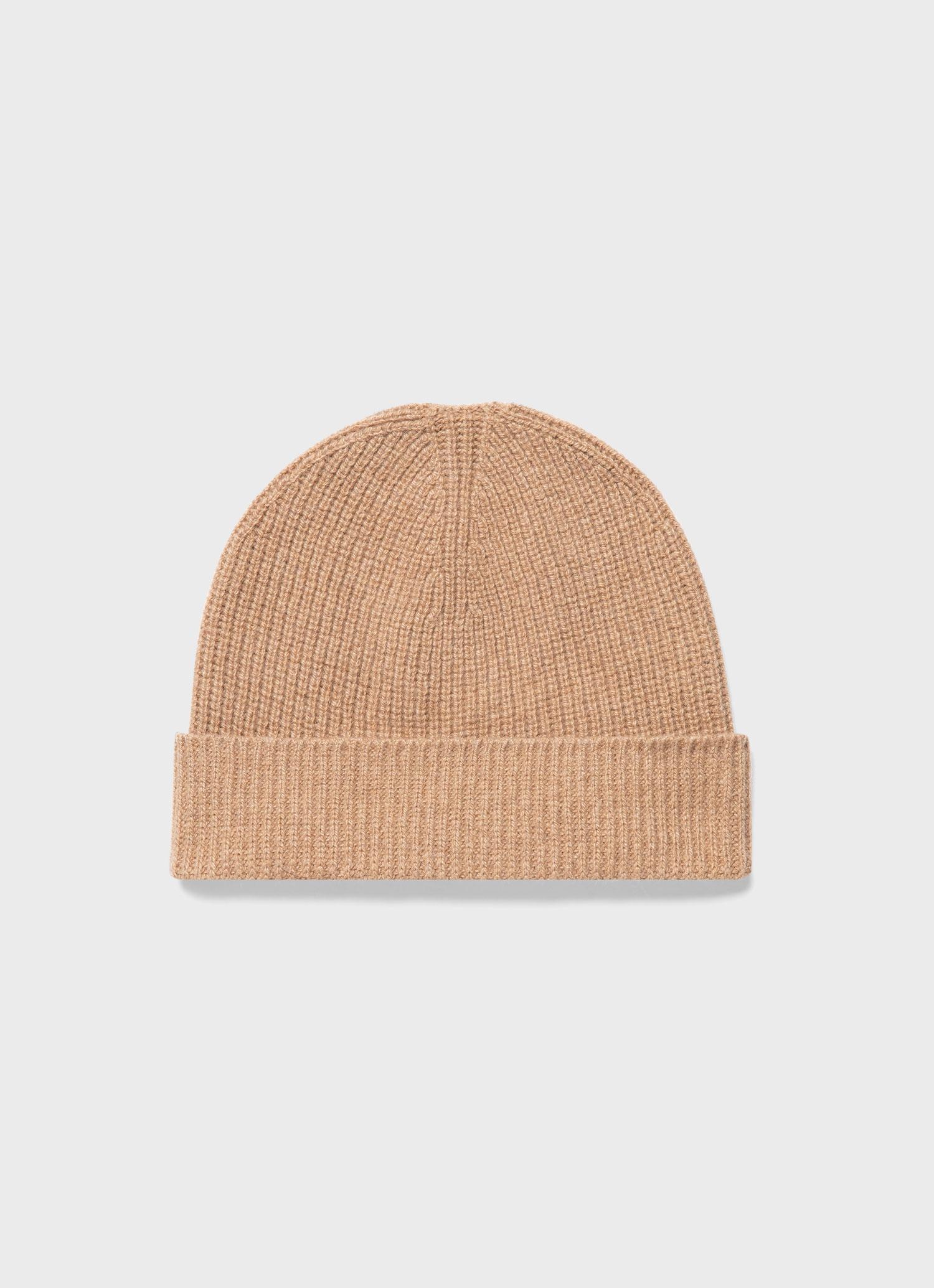 Cashmere Ribbed Hat - 1