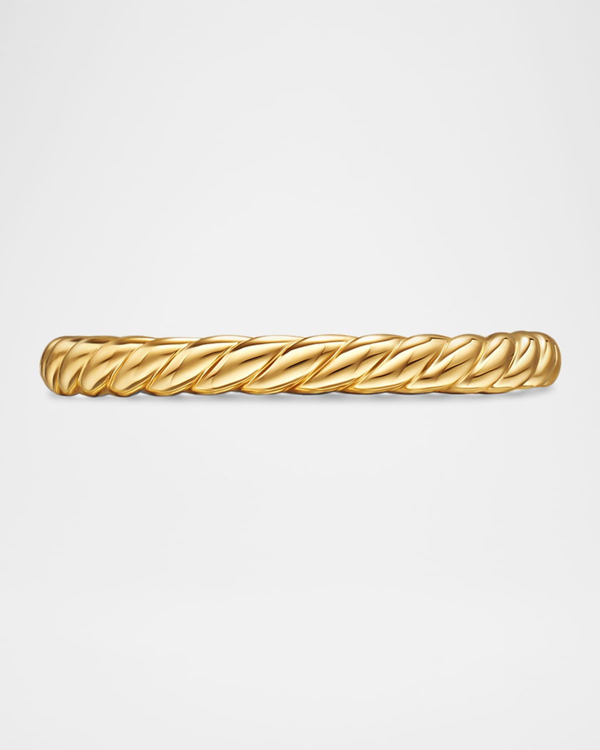 DY Cable Band Ring in 18K Gold, 2.45mm - 5