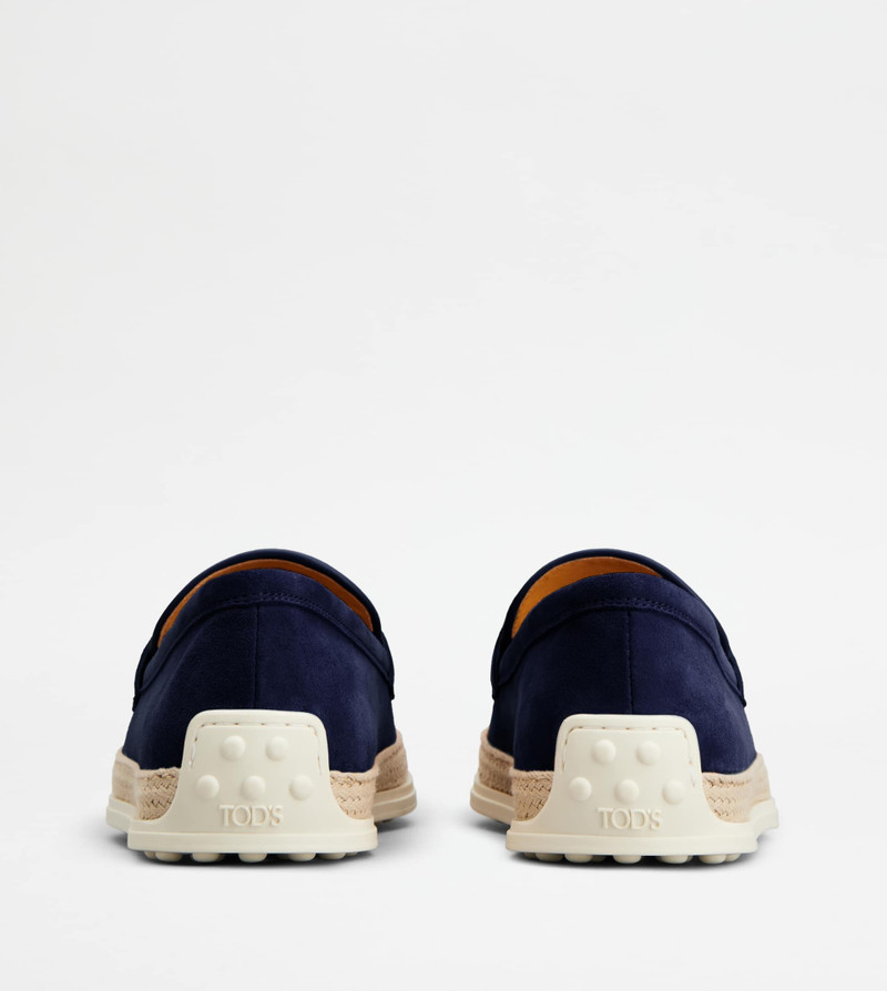 Tod's LOAFERS IN SUEDE - BLUE outlook