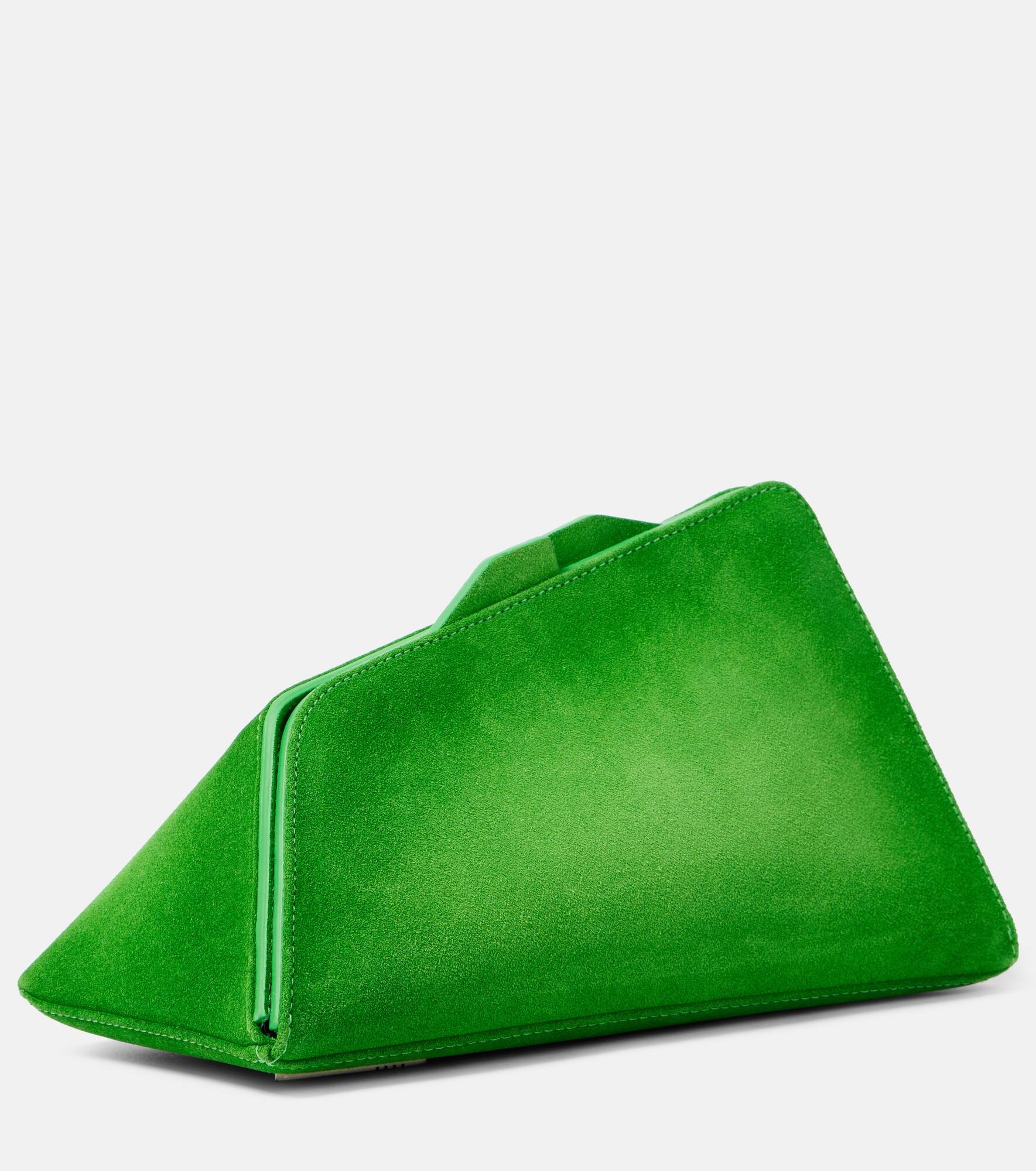 8.30PM Small brushed suede clutch - 4