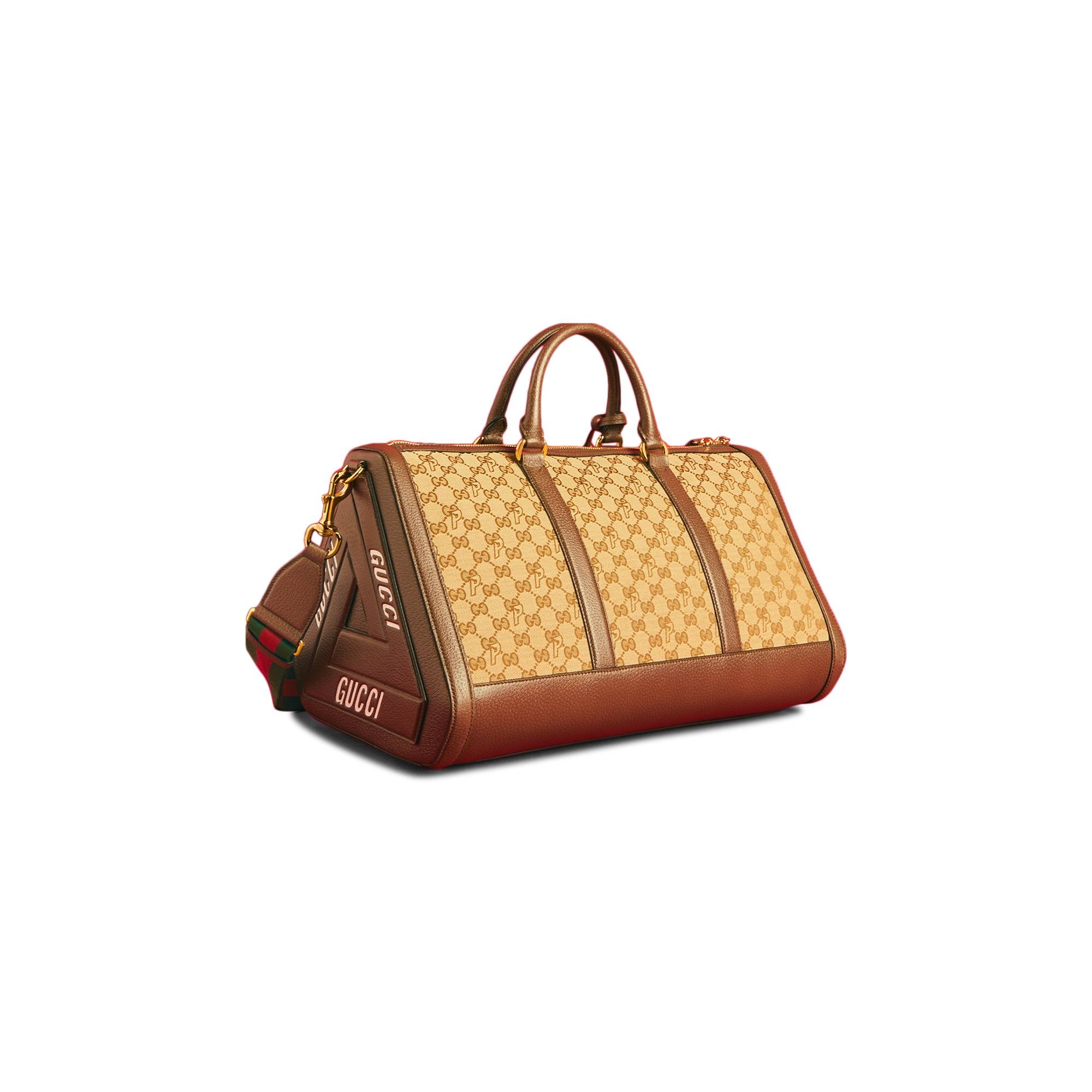 Gucci x Palace Triferg Canvas GG-P Duffle Bag With Embossing 'Beige/Ebony' - 2