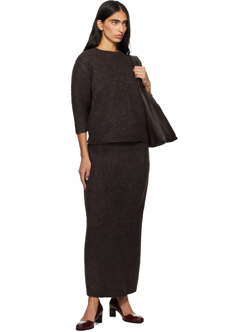 LAUREN MANOOGIAN Brown Loft Baby Crewneck Sweater outlook