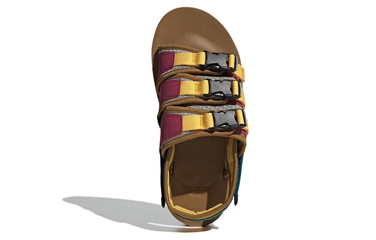adidas originals adiSTRP 'Brown Burgundy' IG7958 - 5