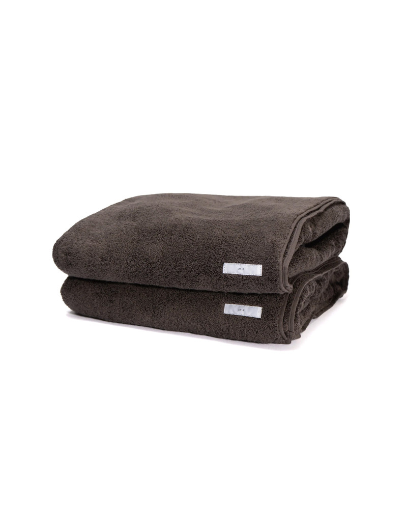 Imabari Bath Towel (2P) Black Mushroom 1
