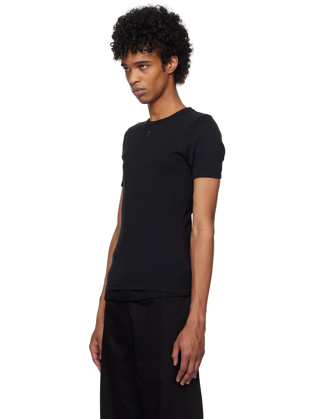 Black Signature Contrast T-shirt - 4