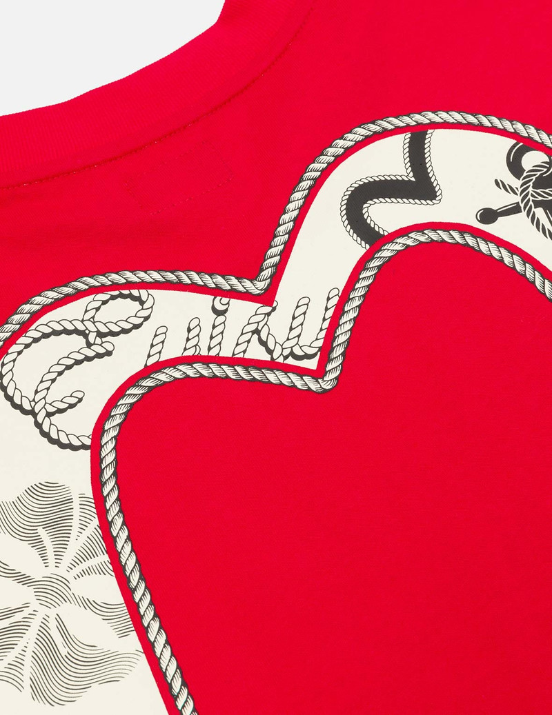 Twisted Rope and Daicock Anchor Print Relax Fit T-shirt 5