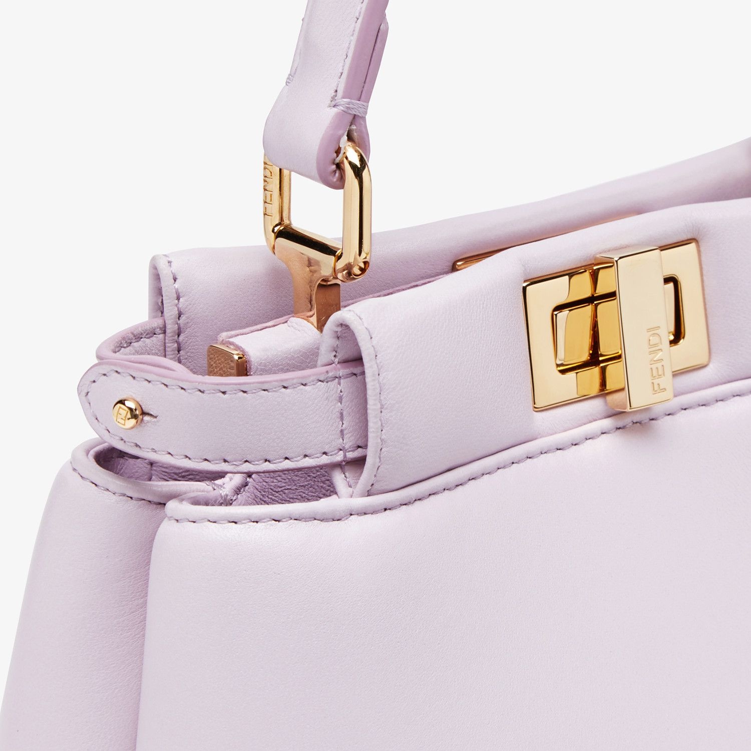 Lilac nappa leather bag - 6