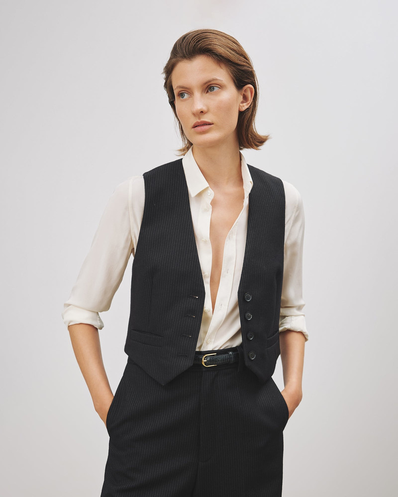 NILI LOTAN ISMAEL TAILORED VEST outlook