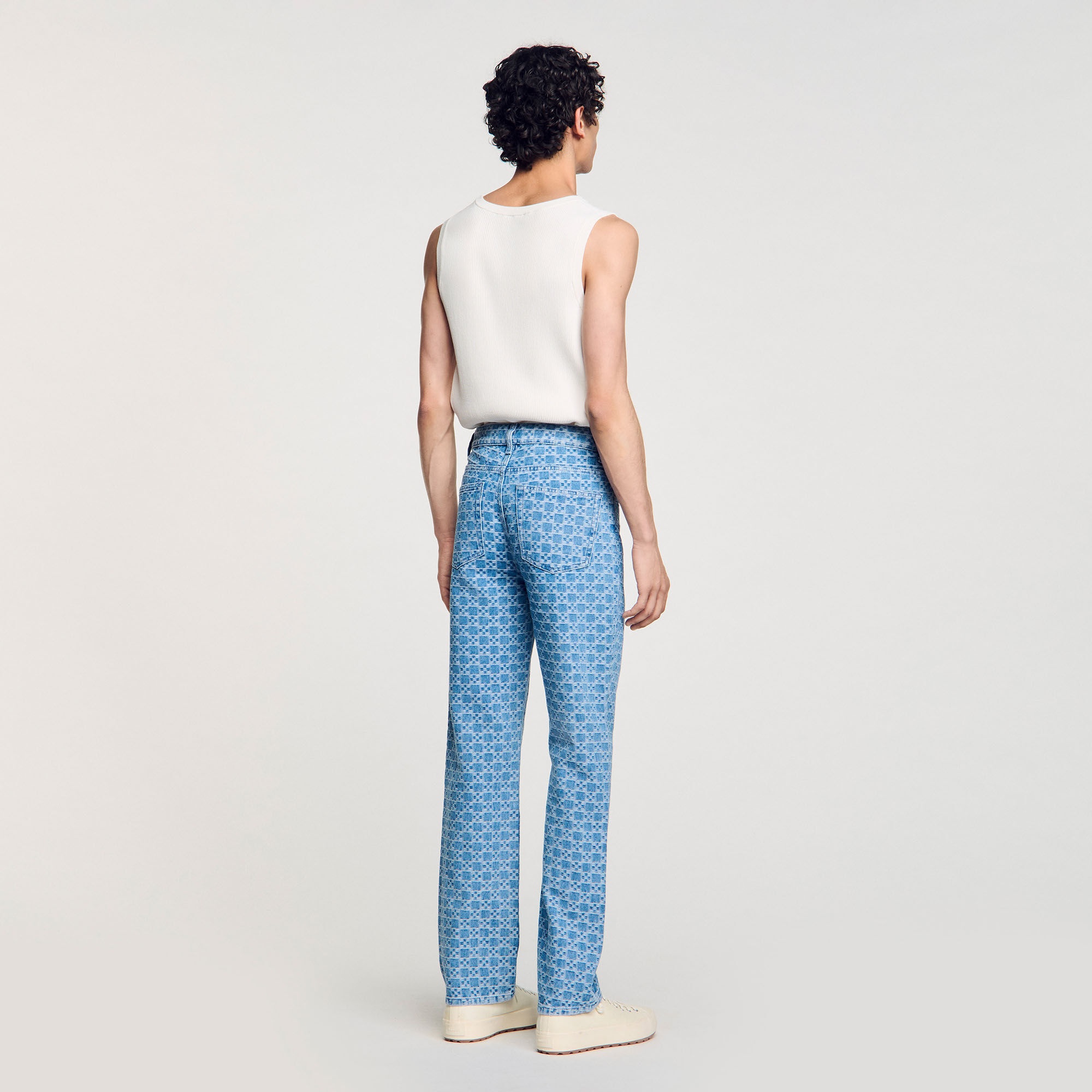 REGULAR-FIT SQUARE CROSS JEANS - 5