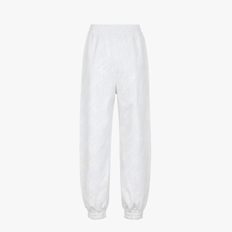FENDI White jersey pants outlook