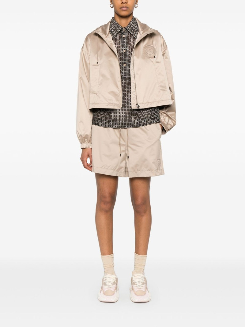 FENDI logo-patch shorts outlook