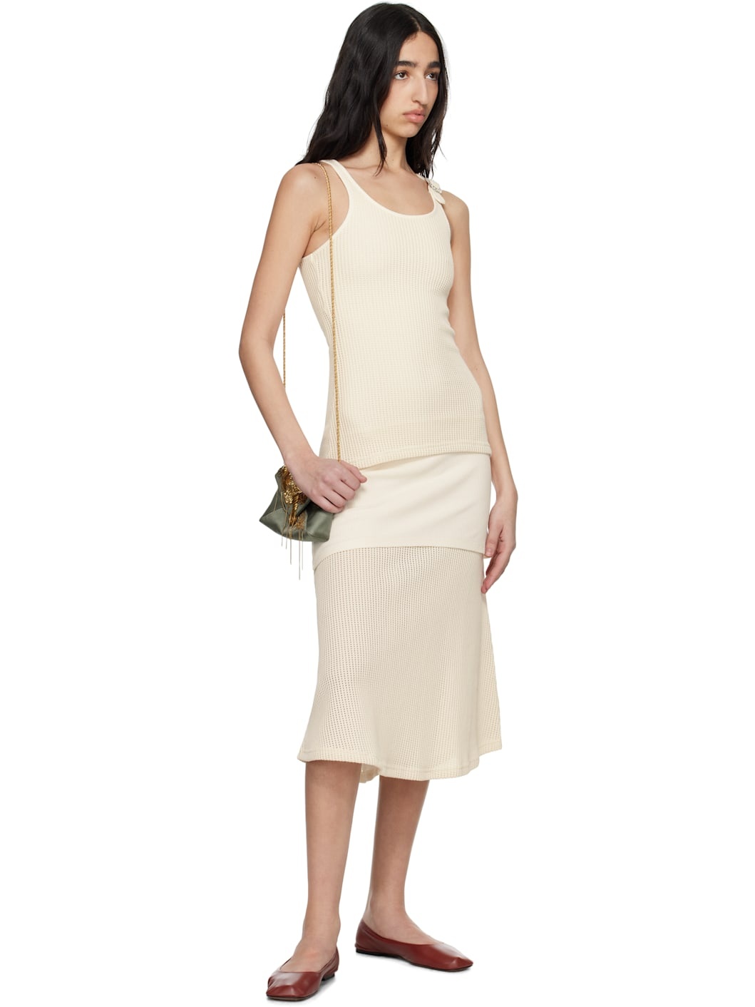 Off-White Serenity Maxi Dress - 4