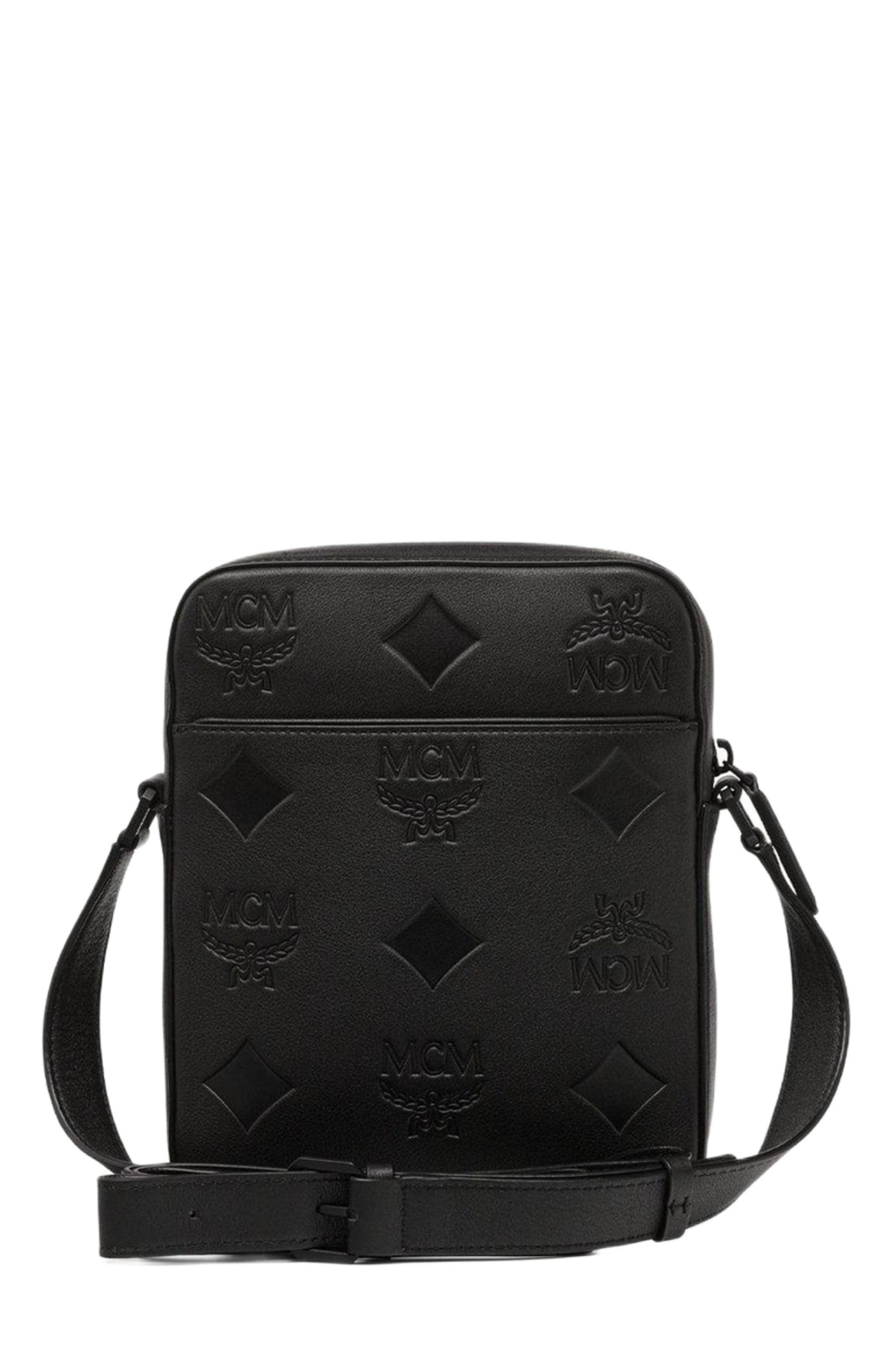 MCM Klassik Crossbody in Maxi Monogram Leather in Black at Nordstrom - 4
