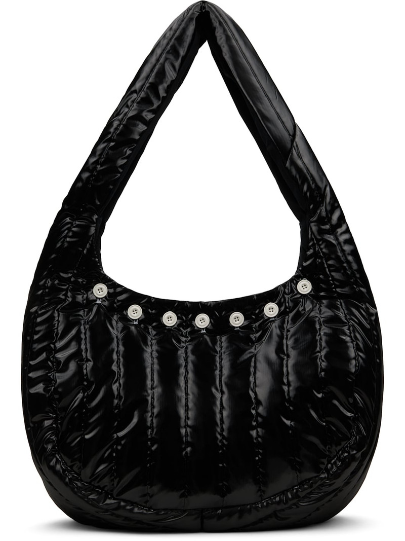 Omar Afridi Black Quilted Lidia Tote | REVERSIBLE
