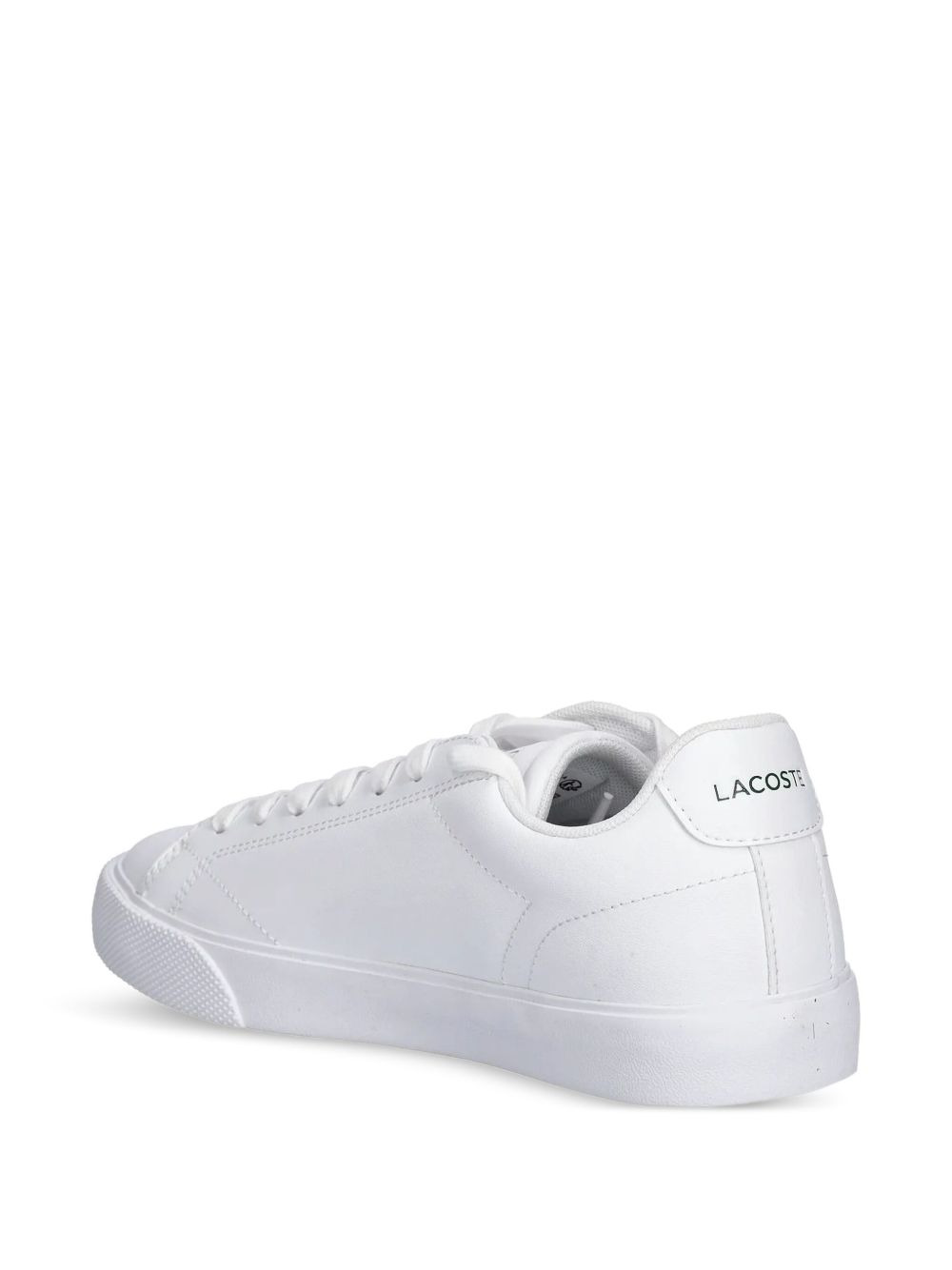 crocodile-embossed leather sneakers - 3