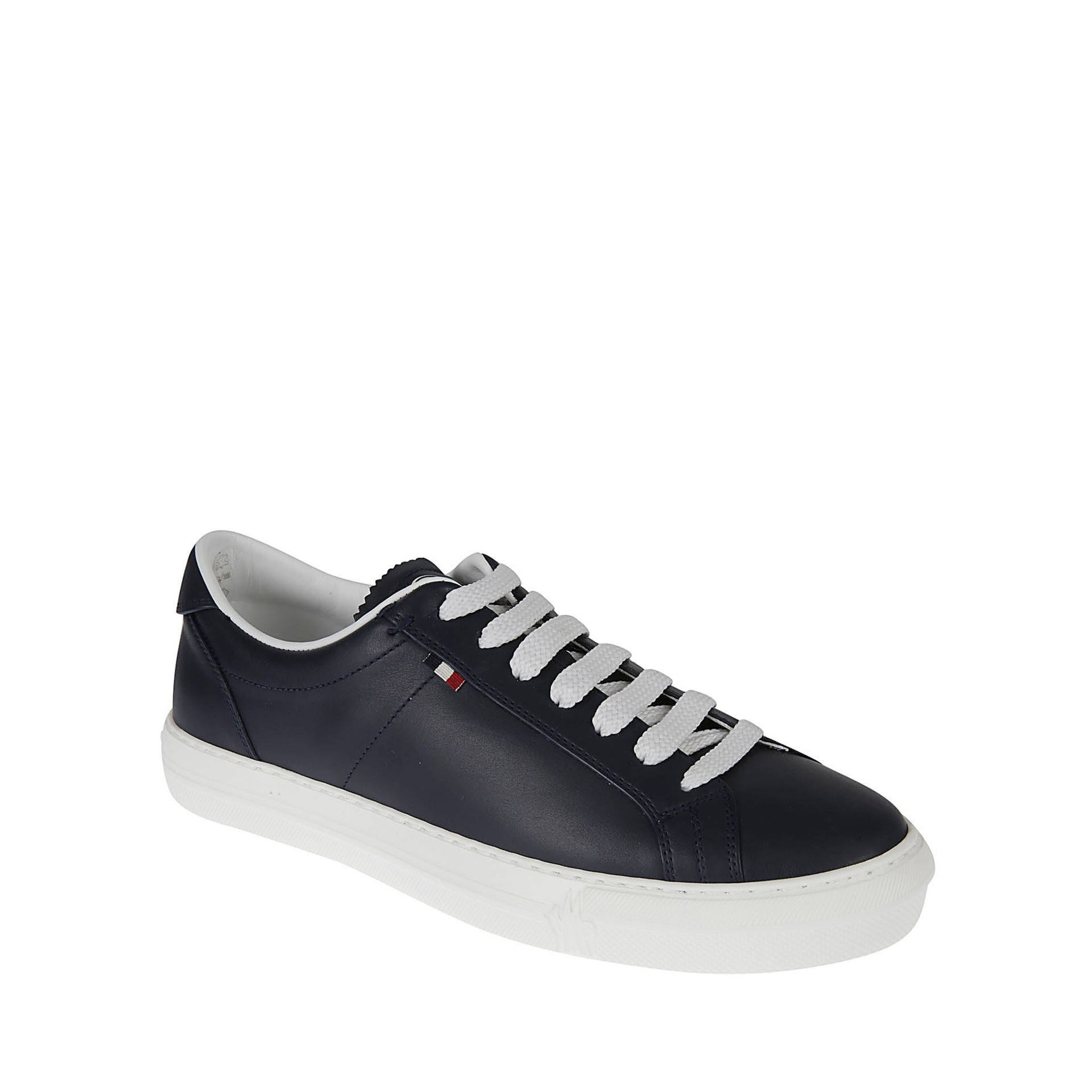 Moncler Monaco Leather Sneakers Men - 2