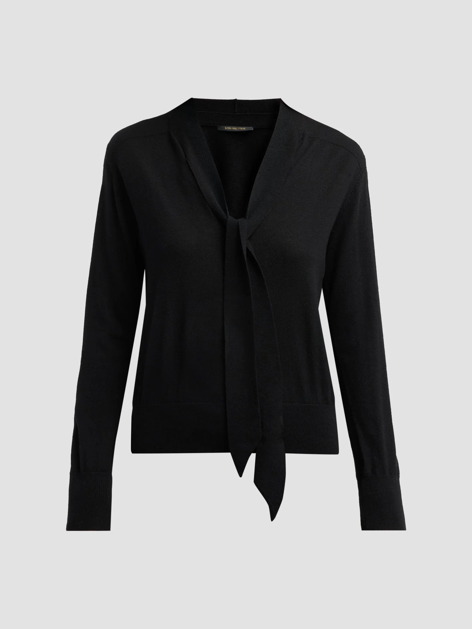 Women's Felicity Tieneck Sweater - Black - 1