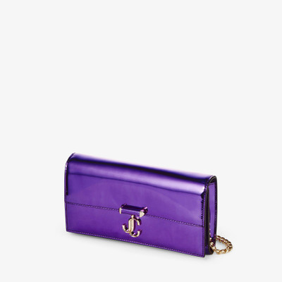 JIMMY CHOO Avenue Wallet W/ Chain
Cassis Liquid Metal Leather Wallet with Chain Strap outlook