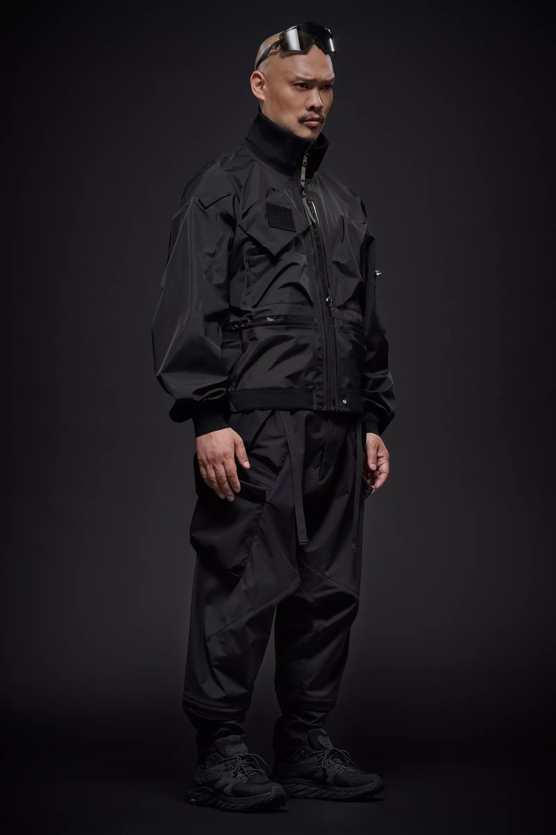 P30A-E 캡슐에 넣는 나일론 매우 넓은 웹 벨트 화물 Trouser 검정 3