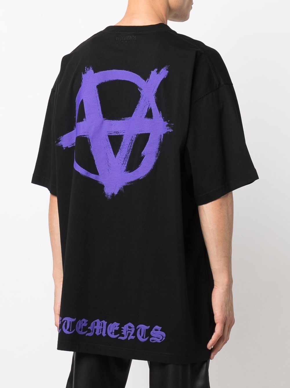 Anarchy graphic-print T-shirt - 4