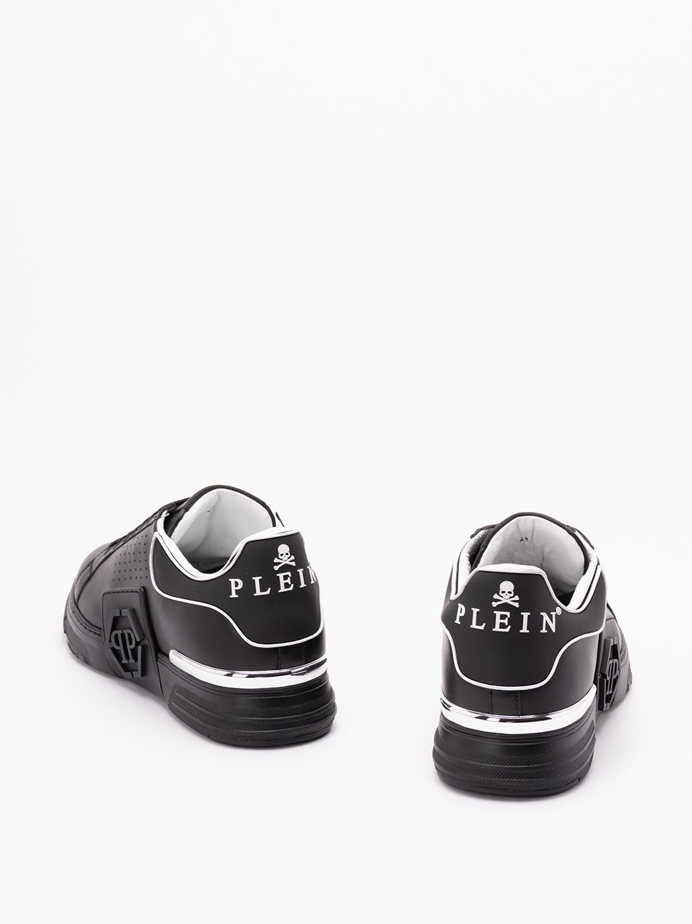 Nappa Leather Sneakers Low-Top `Hexagon` - 3
