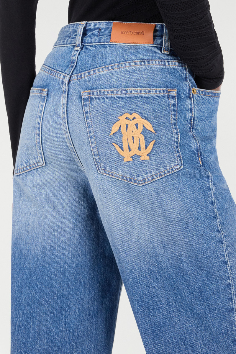 Jeans With Mirror Snake Monogram 6