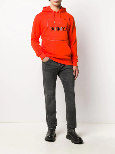 Yves Salomon hooded logo sweatshirt outlook