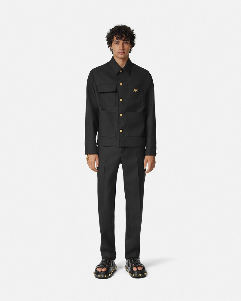 VERSACE Cavalry Wool Formal Pants outlook