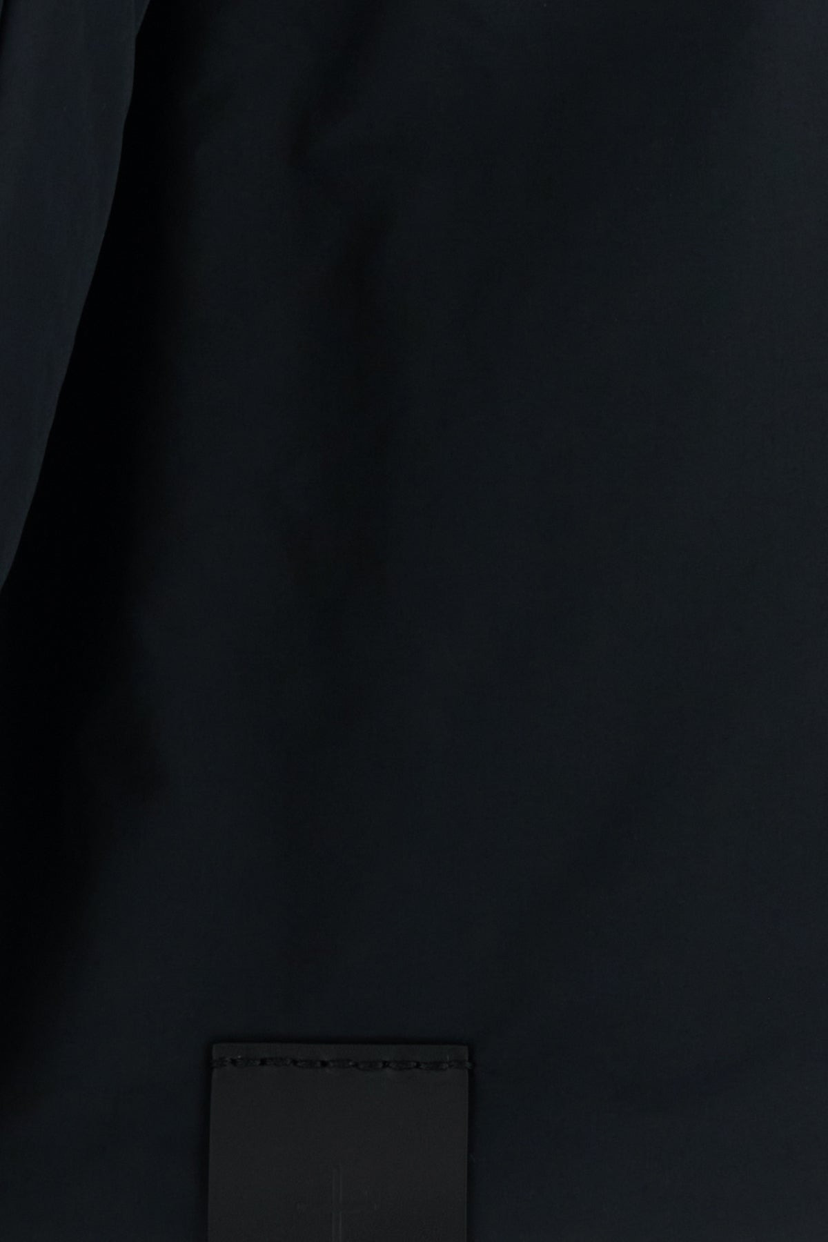 Black polyester down jacket - 3