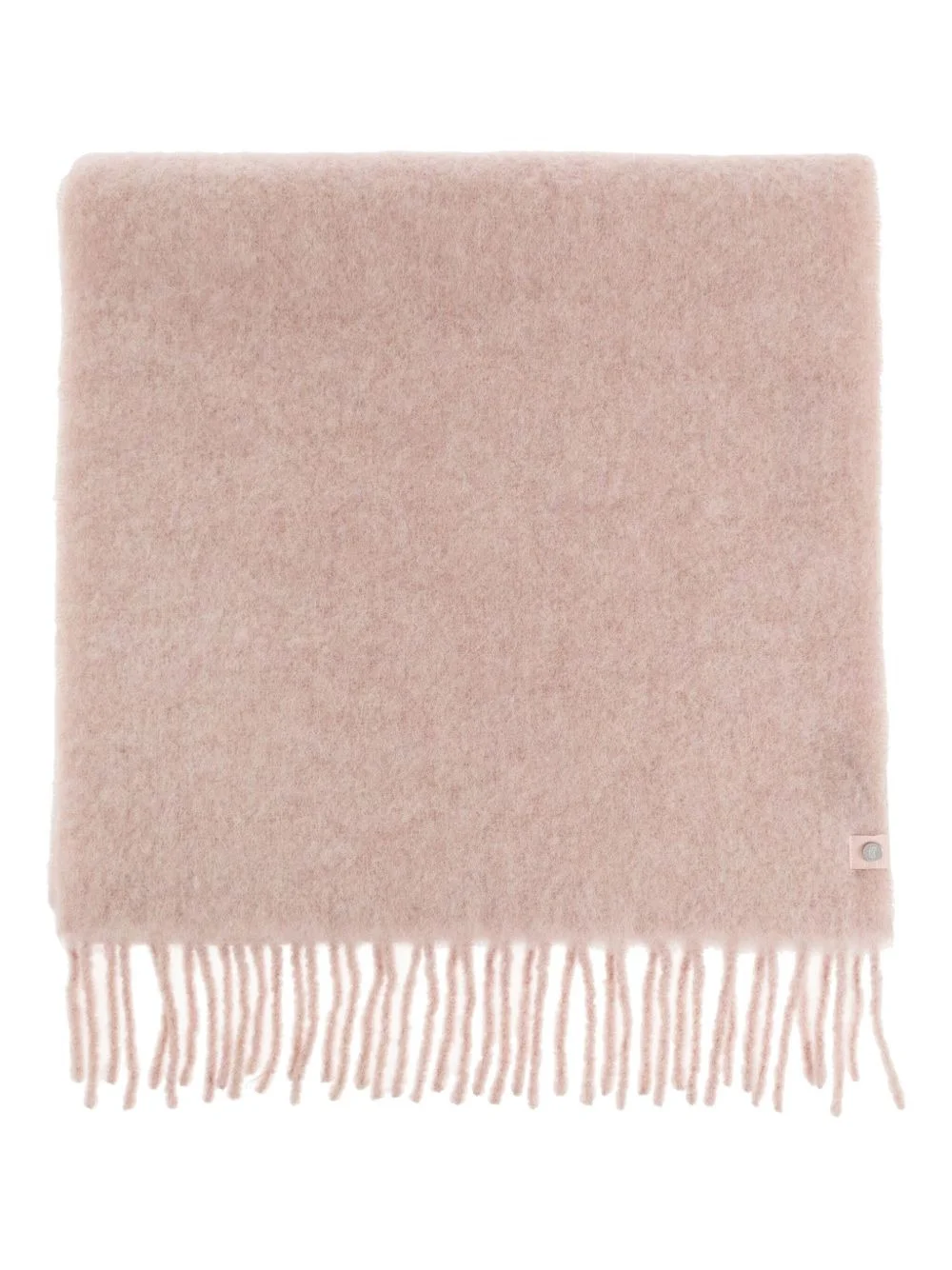 tasselled alpaca scarf - 1