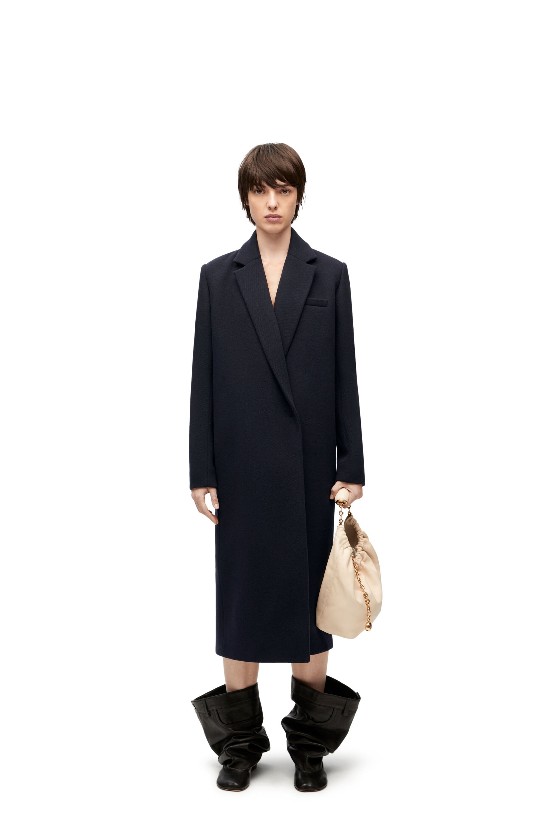Tailored coat in wool - 2