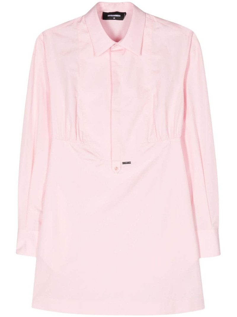 bib-collar cotton dress 1