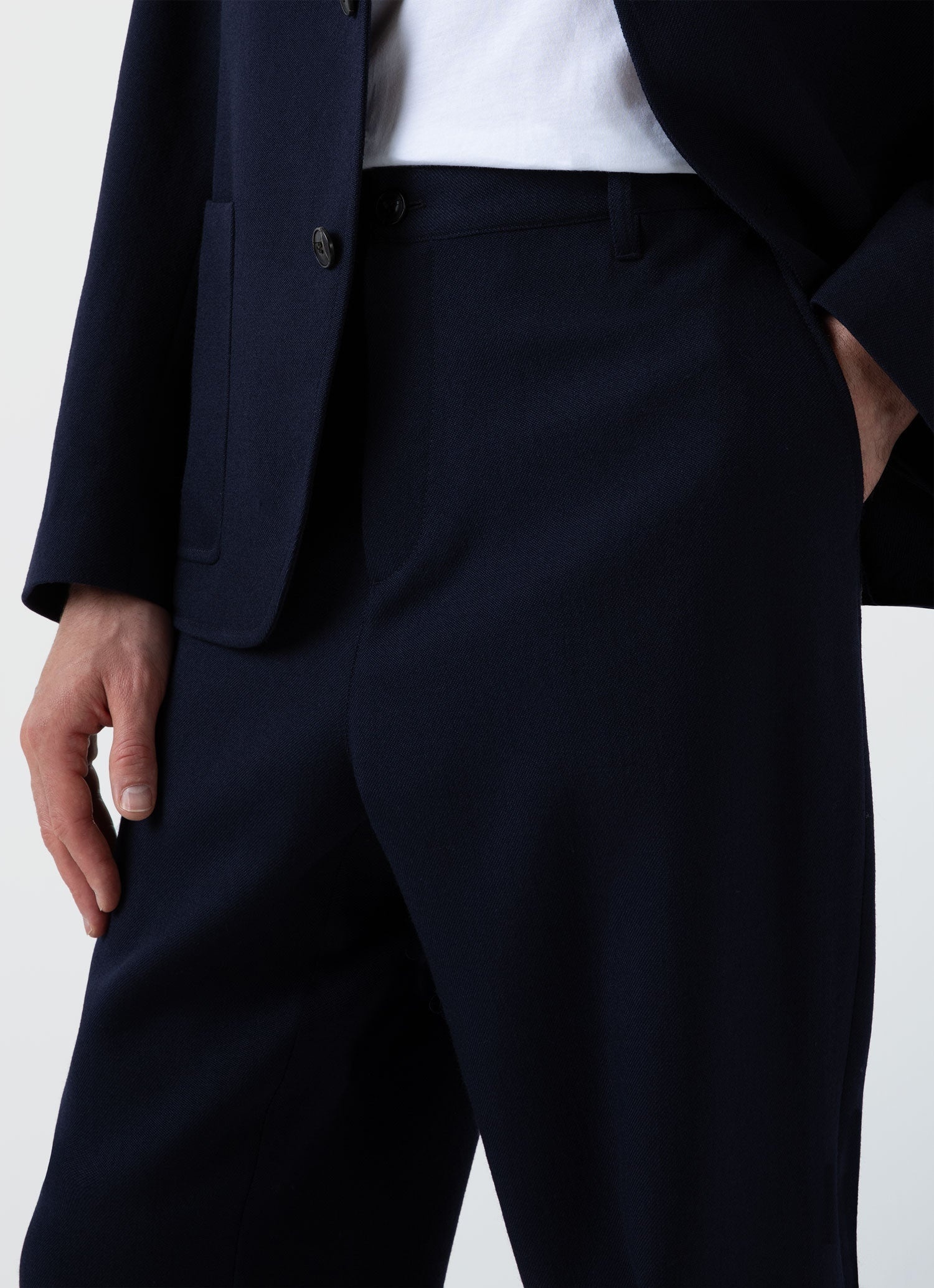 Wool Twill Chore Trousers - 6