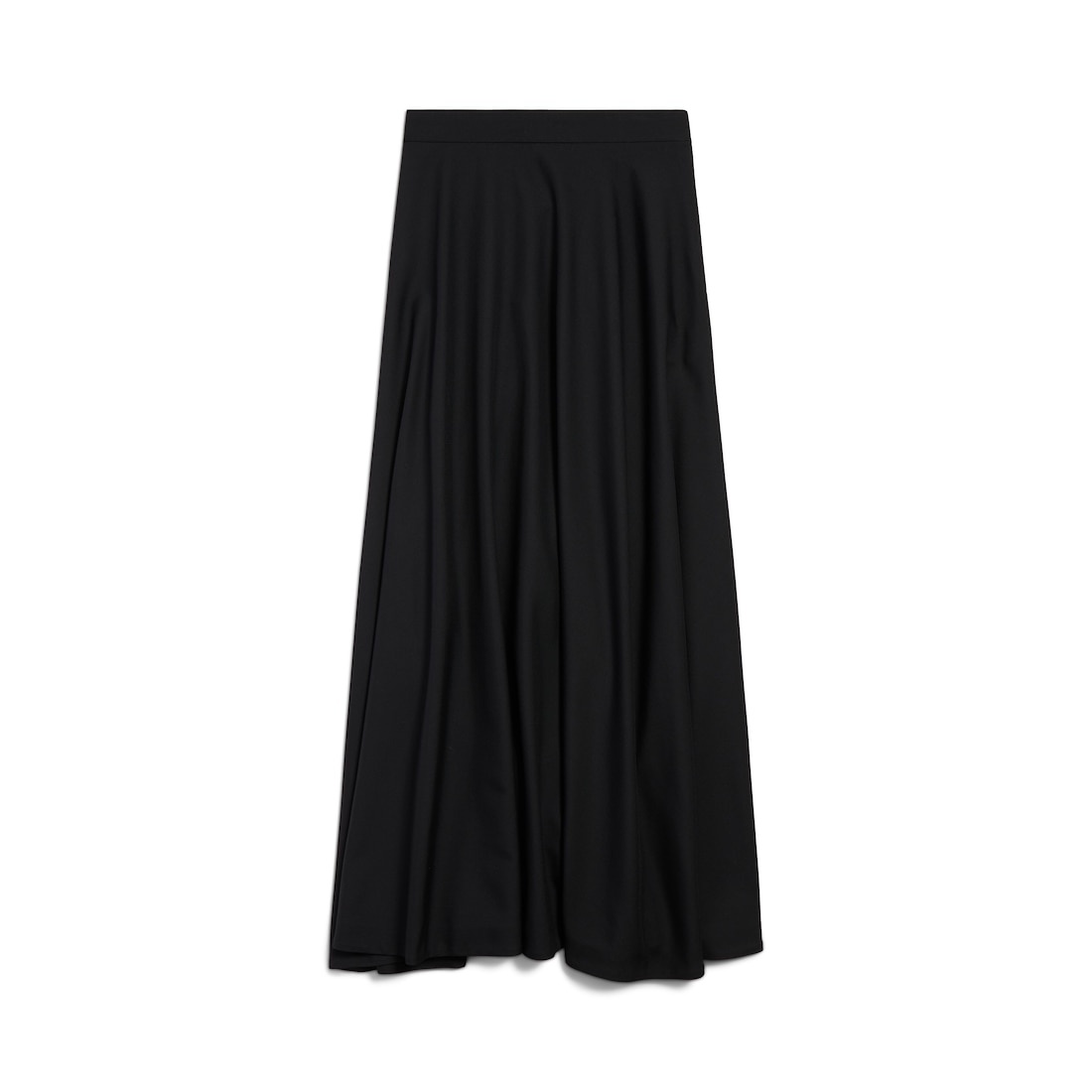 Women's Low Waist Maxi Skirt in Black - 6