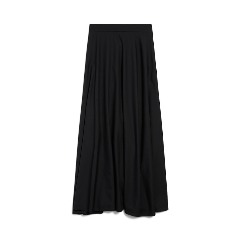 Women's Low Waist Maxi Skirt in Black 6