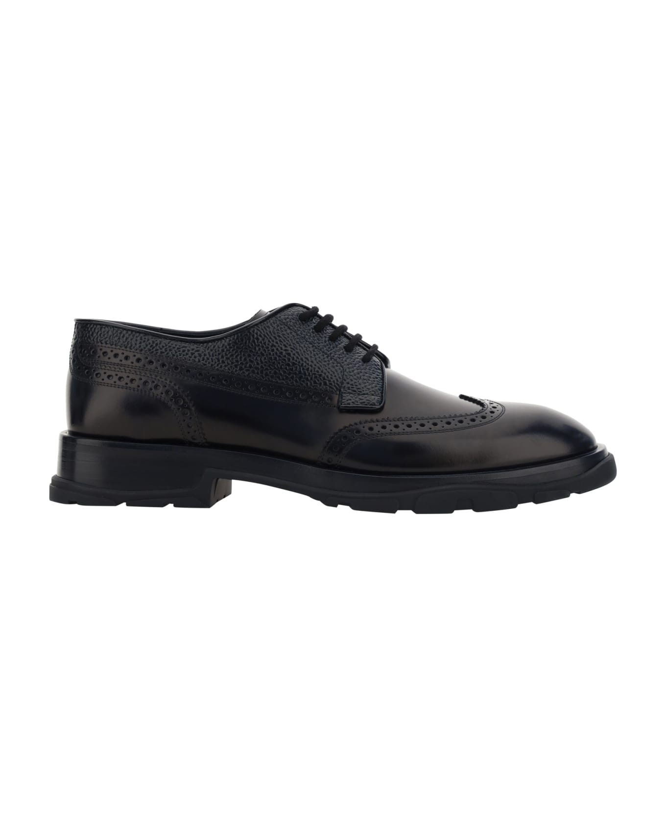 Brogues Leather Lace Up Shoes - 1