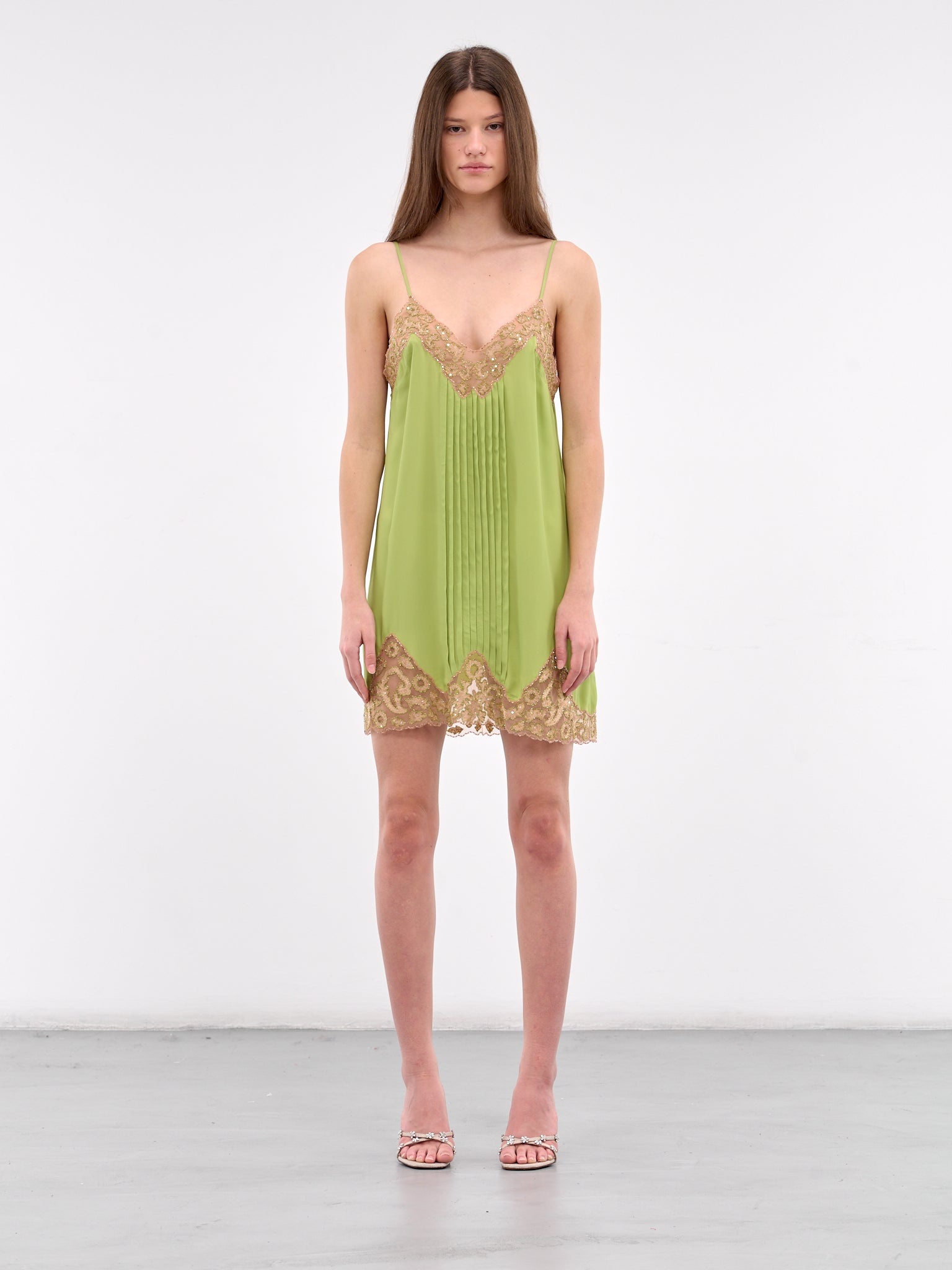 Lace Embroidered Dress - 1