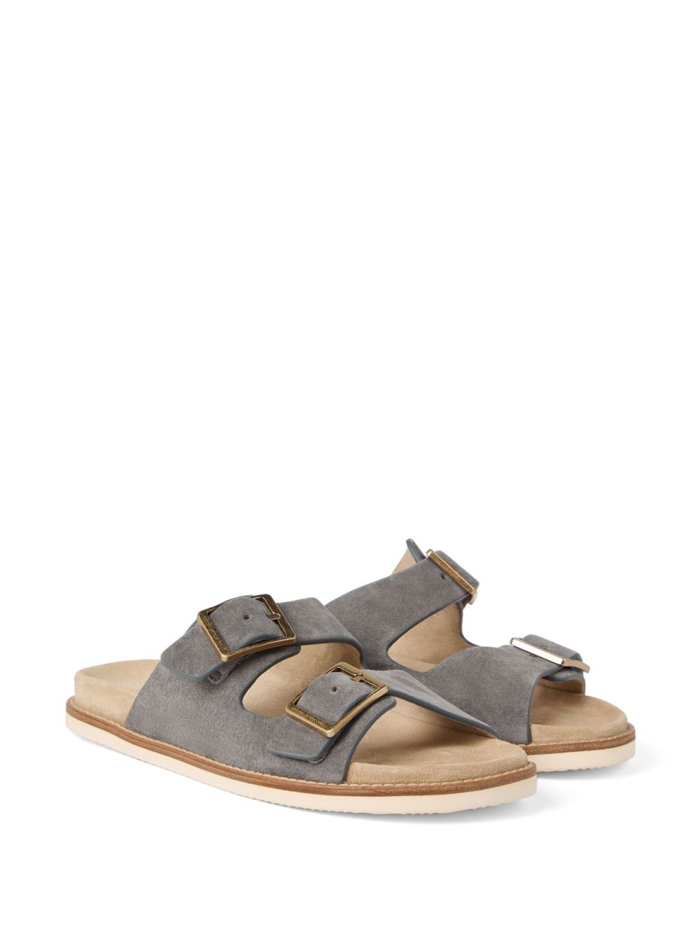 suede slides - 2