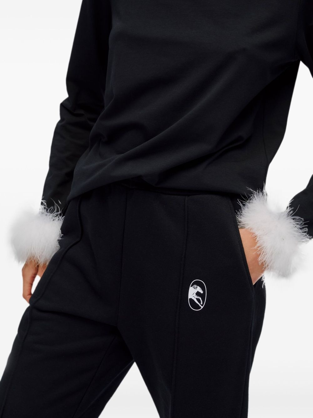 logo-print track pants - 6