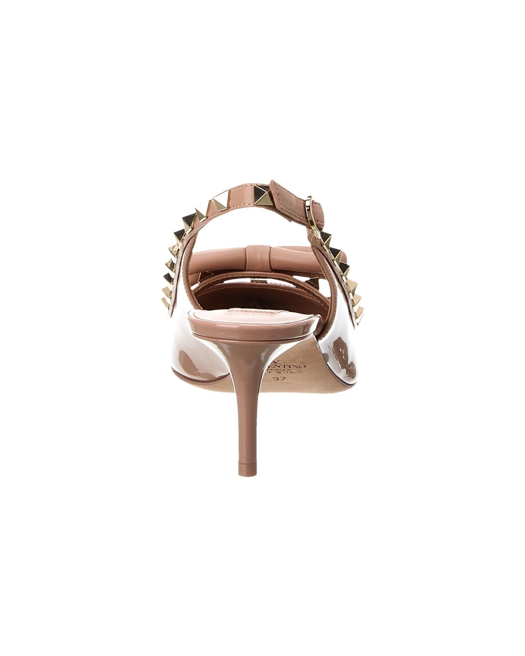 Valentino Rockstud 60 Patent Slingback Pump - 3