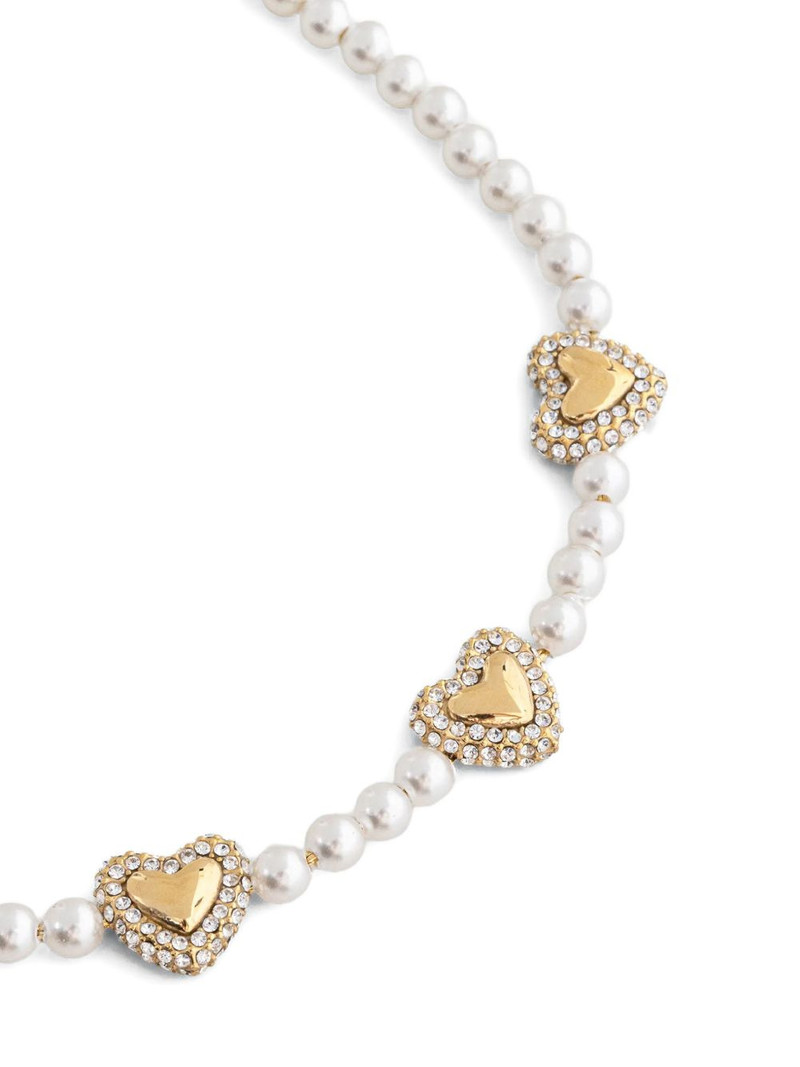 GUESS USA heart-bead necklace outlook